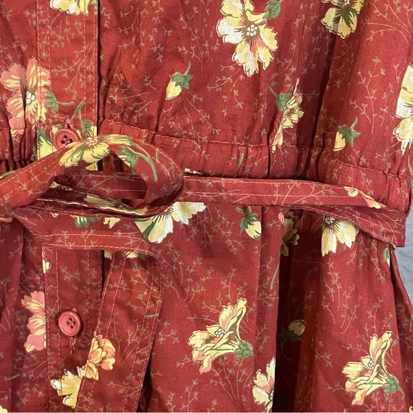 Vintage B. Altman & Co. Full button front, 100% cotton shirt dress. Women’s 16 - Picture 6 of 10